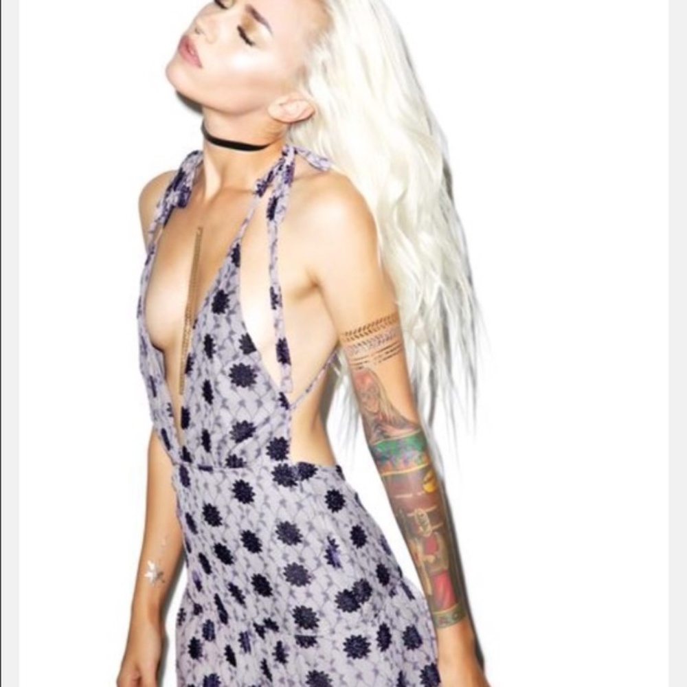 NWOT For love & lemons magnolia maxi dress!